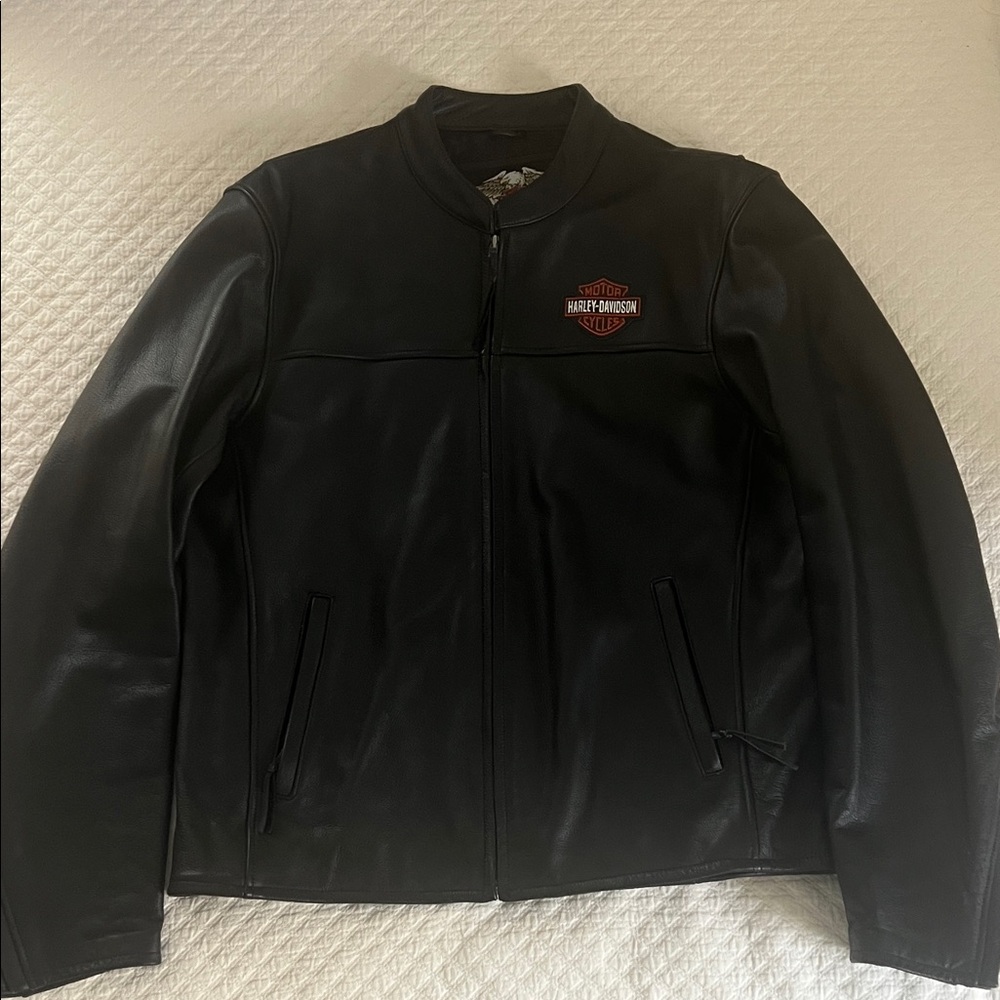 MEN’S Classic Harley-Davidson Men's Black Leather Jacket